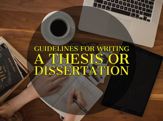 preparation of thesis